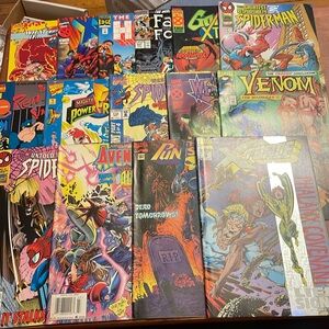 15 assorted Marvel comic books